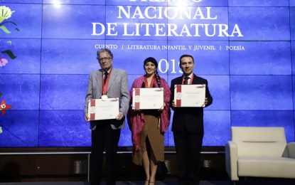 Ministerio de Cultura anuncia la convocatoria para el Premio Nacional de Literatura 2020